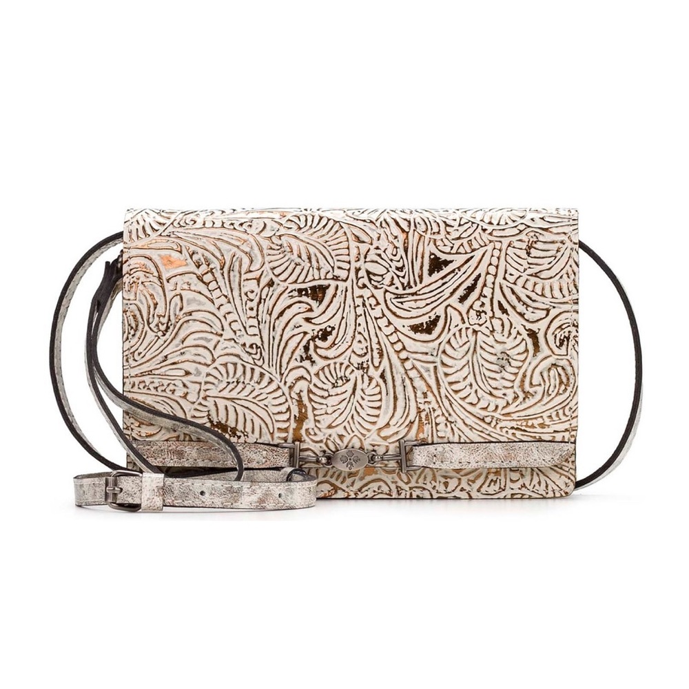 Patricia Nash Forest Tooled Apricale Crossbody Bag - Picture 1 of 8